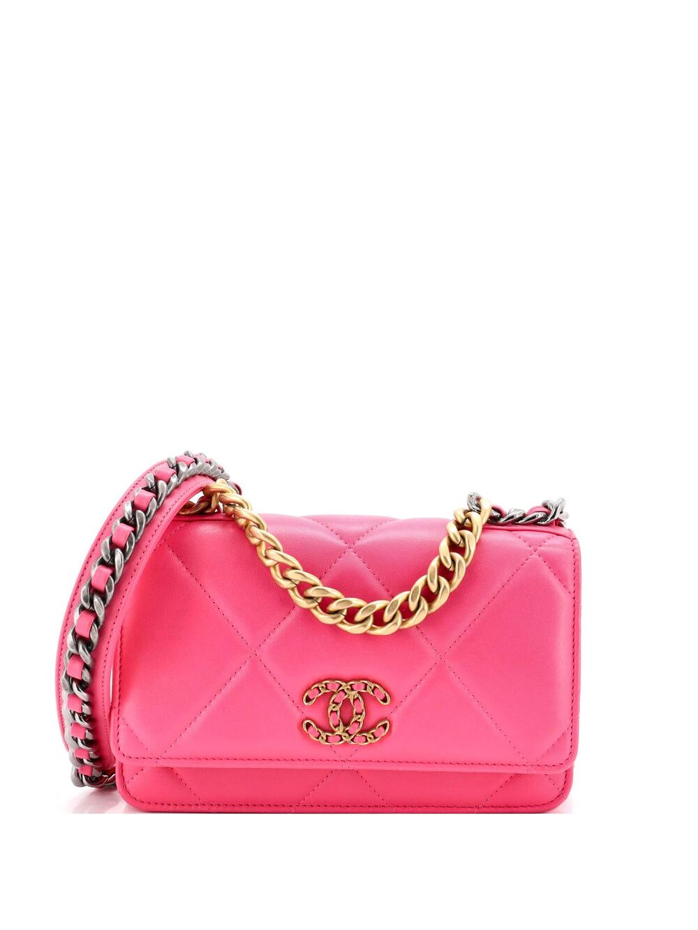 Chanel 19 Wallet On Chain Quilted #350838C35B